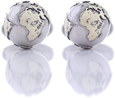 Paul Smith Accessories Globe Cufflinks Gold &amp; Silver One Size