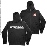 Resident Evil Umbrella Corp Mens Zip Front Hooded Sweatshirt