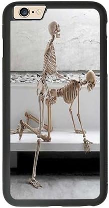 iPhone 7 Plus Case,CASEU Soft TPU Bumper Protective Case Cover With Skeleton Doing Sex Pattern For iPhone 7 Plus 2016