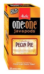 Melitta One:One Java Pods, Southern Pecan Pie Flavored Coffee, 18-Count Pods (Pack of 4)