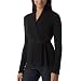 Converse® One Star® Womens Long Sleeve Cardigan Sweater - Black L