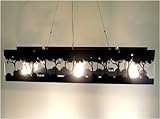 �|���e �t�H���X�g�y���_���g�����v �u���b�N Ponte forest pendant lamp black
