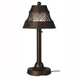 Java Table Lamp with Walnut Shade