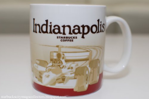Starbucks Coffee City Mug Collection- Indianapolis, 16 Oz Cup On Sale