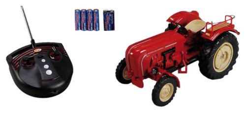 Dickie - 19881 - Tracteur Rouge Télécommandé - RC Porsche Diesel Super (Import Allemagne)