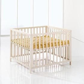 BabyDan Felix Wooden PlayPen White Wash