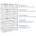Sterilite Medium Modular Storage Drawers, Set of