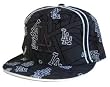 New Era Custom Los Angeles Dodgers Fitted Cap - Black/White