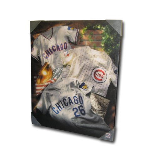 MLB Chicago Cubs 22x28 Printed Artwork - Vintage Cubs Collage