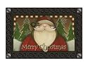 Santa Merry Christmas Indoor Outdoor Mat
