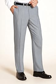 Active Waistband SupercreaseÃ‚Â® Flat Front Trousers with Wool
