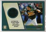 2001 Topps Traded Johnny Damon Game Used Jersey Baseball Card