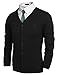 Coofandy Men's Casual V-neck Long Sleeve Button Down Cardigan