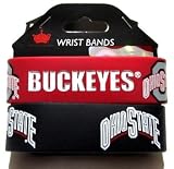 Ohio State Rubber Wrist Band Set of 2 NCAA