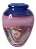 Murano Art Glass Vase Fantasy Flower A70