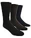 Men's Rayon from Bamboo Ribbed Crew Dress Socks (3 Pair)