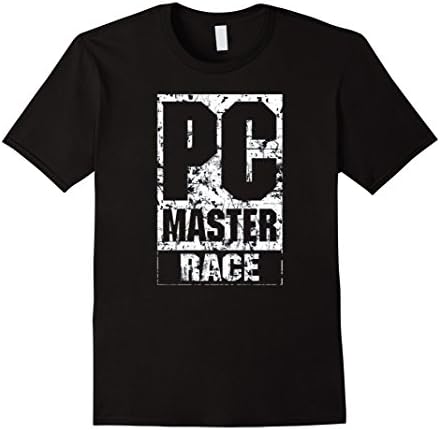 Men's PC Master Race T-shirt Large Black