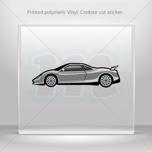 Decals Stickers Italian Super Car Pagani Zonda Car door Waterproof Racing Durable Racing 0500 W7277