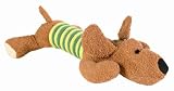 Hund, Frottee, mit Seil, 28 cm