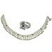 India Anklets Toe Ring Pair Sterling Silver Jewelry 10.50 inches (sanklt040)