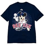 Disney Fitted Boston Red Sox Mickey Mouse Tees