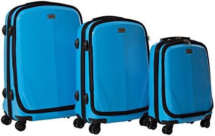 CASED Luggage One Hard Case Luggage 3-Piece Set (Blue)
