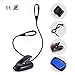 Ledgle LED Book Light Rechargeable Extra-Bright, Easy Clip On Reading Light, 5 Brightness Settings, Soft Padded Clamp, USB Cable & UL Certified CE Charger. Perfect for Night Readers