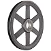Martin FHP Sheave, MST Bushed, 4L/5L or B Belt Section, 1 Groove, Class 30 Gray Cast Iron