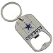 Dallas Cowboys Dog Tag Bottle Opener Keychain