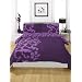 Dreamscene Chelsea Double Duvet Cover Set, Aubergine