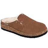 Bearpaw Anika Hand Stitched Cork Sole Clog, 6, Chestnut