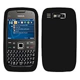 Black Gel Skin Case for Nokia E73 Mode T-Mobile