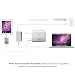 Morewer (TM) New External Battery Pack for 16.5V 3.65A 60W Apple MacBook 13.3" Series Laptops and Charger for Apple iPad, iPad2; iPhone 4S 4G 3GS 3G 2G (AT&T / Verizon); iPod Touch (1G 2G 3G 4G); iPod Nano; iPod Classic, Amazon Kindle (Kindle, Kindle Touch, Kindle Keyboard, Kindle DX) Samsung, HTC, Blackberry and more other brand phones. [Li-ion 12-cell 9600mAh Color:Silver Interface Type 13*5.5 mm 5 Pin]