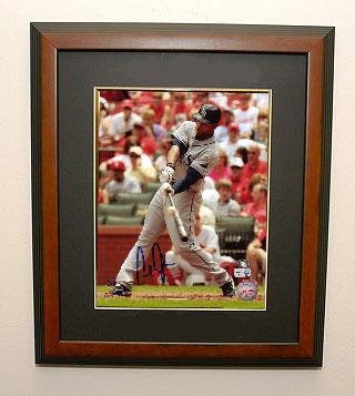Carl Crawford Hand Signed Tampa Bay Rays Framed 8 x 10 Photograph - Autographed MLB Photos