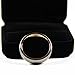 [EnvyJ] 7mm 18K Rose Gold Plated Tungsten Rings Carbide Domed Brushed Men's Women Wedding Band Ring Comfort Fit Finish Fit Size 5-16 w/ velvet ring box