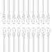 GearIT 20-Pack, Cat5e Ethernet Patch Cable 1 Foot - Snagless RJ45 Computer LAN Network Cord, White [Lifetime Warranty]