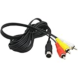 DelTex&reg; Sega MegaDrive 2 & 3 / Genesis 2 & 3 AV TV Cable Lead