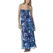Juniors' Xhilaration® Floral Print Maxi Dress - Blue