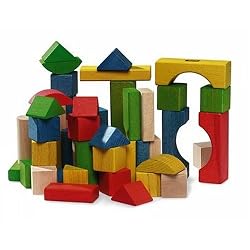 Brio Colored Blocks (50 Pieces)