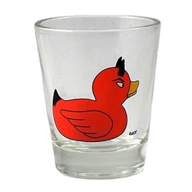 Accoutrements Devil Duckie Shot Glass, Set of 2 by Accoutrements