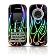 Rainbow Neon Flames Design Protective Skin Decal Sticker for LG enV VX9900 Cell Phone