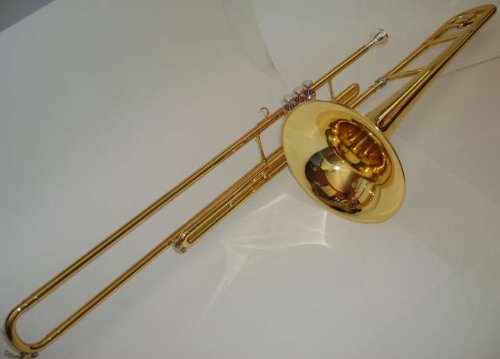 Rossetti Piston 3 Valve Trombone Key Bb, Case 8.5" Bell