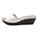 Bandolino Women's Yeva Wedge Slide Sandal