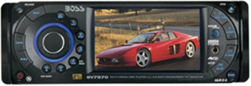 Boss Audio BV7970 In-Dash 3.6-Inch Widescreen Monitor with AM/FM DVD/MP3/CD Receiver