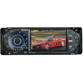 Boss Audio BV7970 In-Dash 3.6-Inch Widescreen Monitor with AM FM DVD MP3 CD Receiver by 