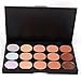 Professional 15 Color Concealer Camouflage Makeup Palette (Concealer, 15 Colors)