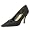 Black Satin/Black Rhinestones