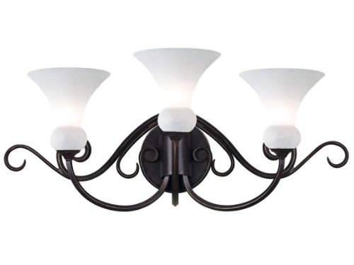 Kenroy Home 91073GBZ Pienza 3-Light Vanity, Golden Bronze