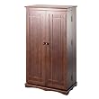 Oak Media Storage Cabinet