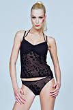 Marlies Dekkers Black 'Kissing You' Halter Top and Brief set